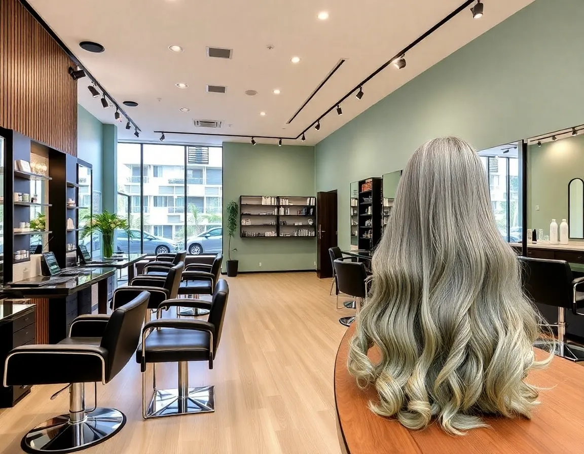 Photos showcasing popular salons and their work
